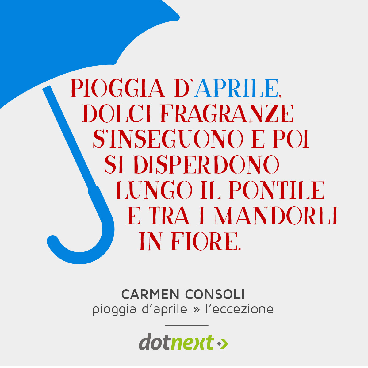 benvenuto aprile